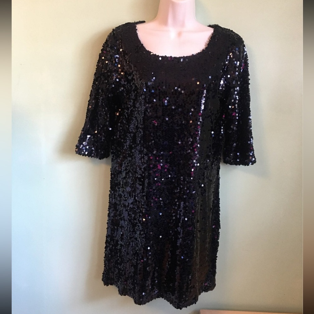 NEW Esmara Blue Sequin Party Mini Dress Size 8